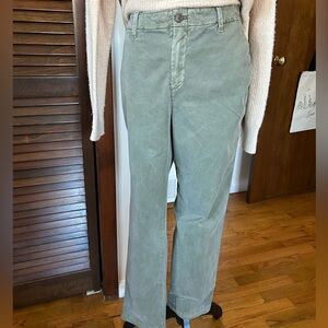 GAP Olive Girlfriend Chinos